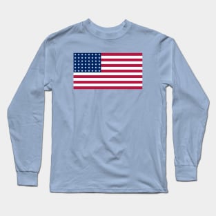 48-star Classic US Flag Long Sleeve T-Shirt